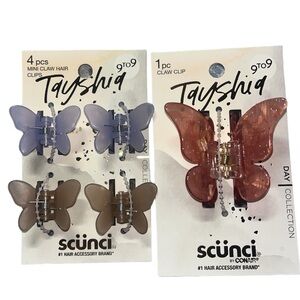 Butterfly Hair Claw Clips